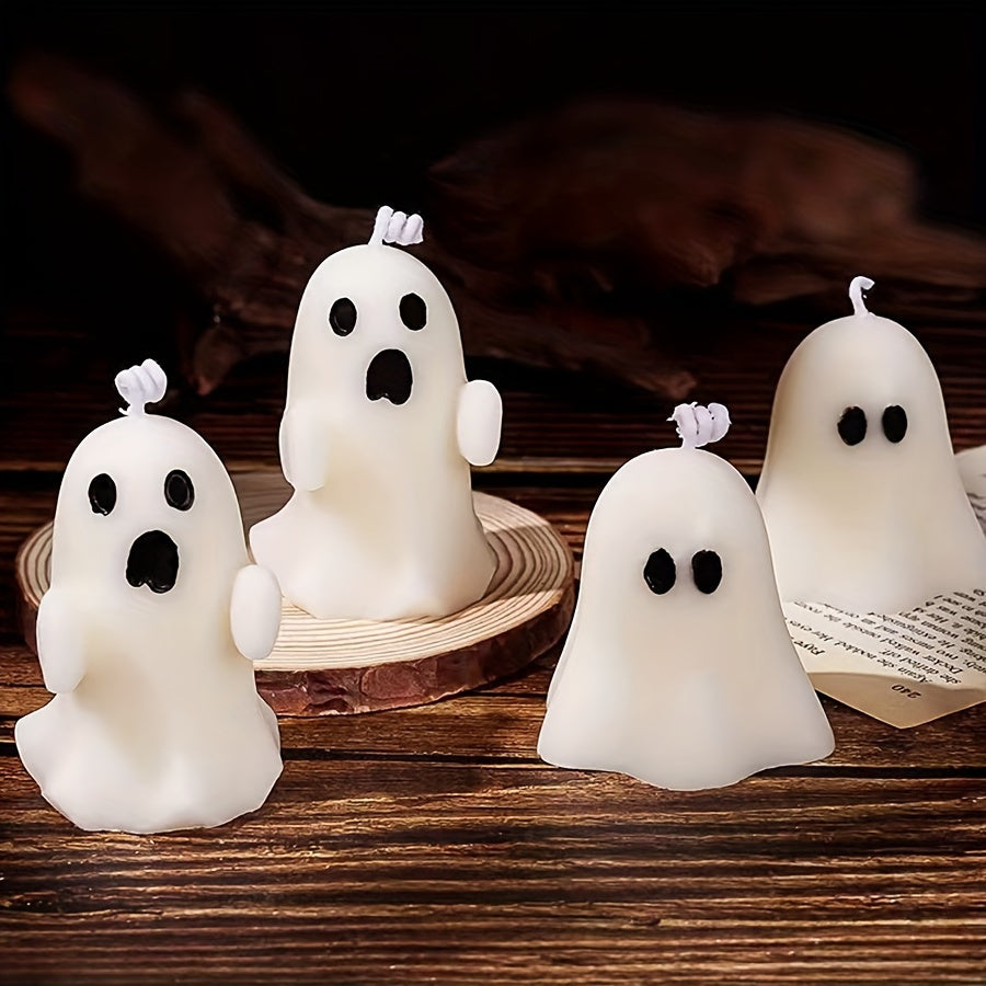 Handgemaakte Halloween Ghost geurkaars