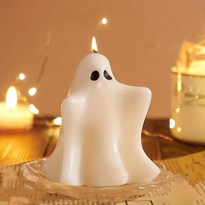 Handgemaakte Halloween Ghost geurkaars